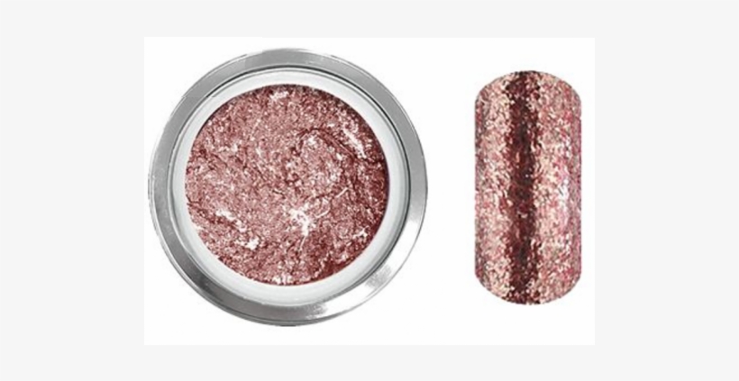 Rose Gold Leaf Glitz Glitter Gel - Cosmetics, transparent png