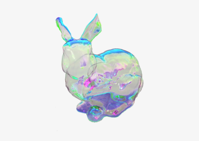 Cute Mine Kawaii Bunny Bubble Transparent Transparent - Rabbit, transparent png