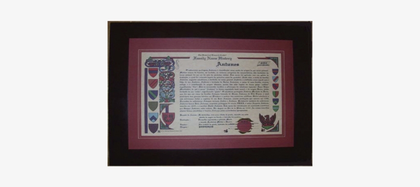 Histórico Do Sobrenome Com Moldura Tabaco - Epcot Merchandise In England, transparent png