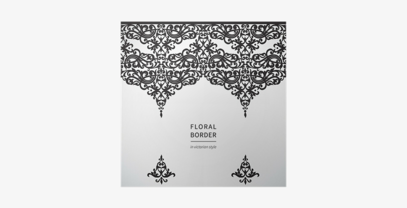 Vector Seamless Border In Victorian Style - Die Liebenden Von Dschidda, transparent png