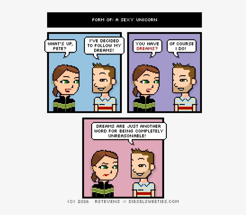 A Sexy Unicorn - Diesel Sweeties: I'm A Rocker, I Rock Out., transparent png