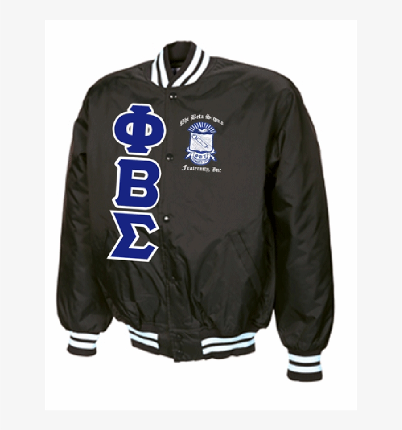 Phi Beta Sigma Baseball Jacket, transparent png
