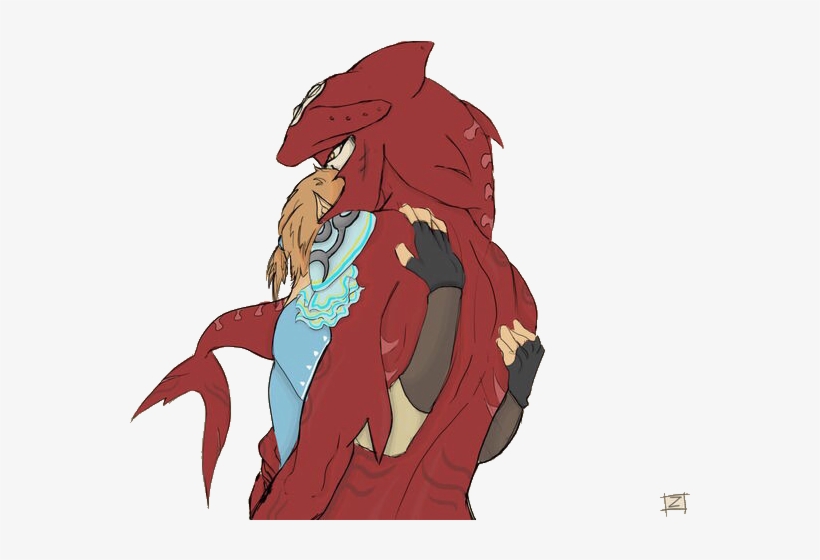 Botw Link Sidon Zelda Sidlinkfreetoedit - Sidon Botw, transparent png
