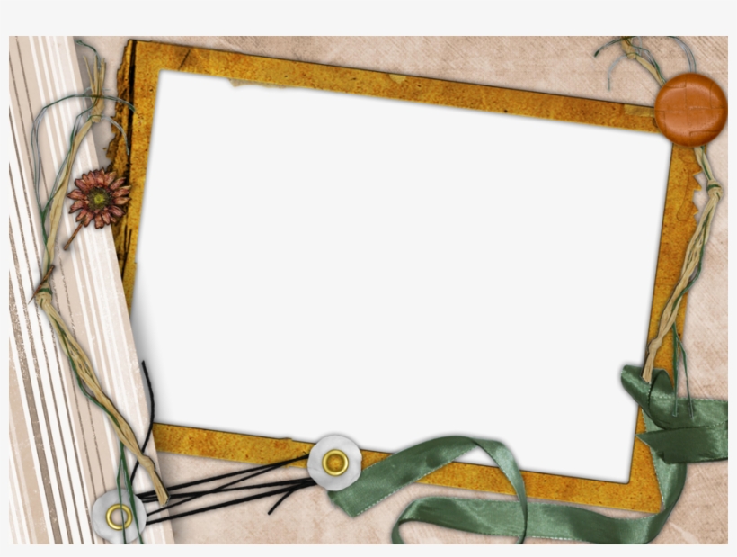 Scrapbook Page Background Clipart Picture Frames Desktop - Molduras