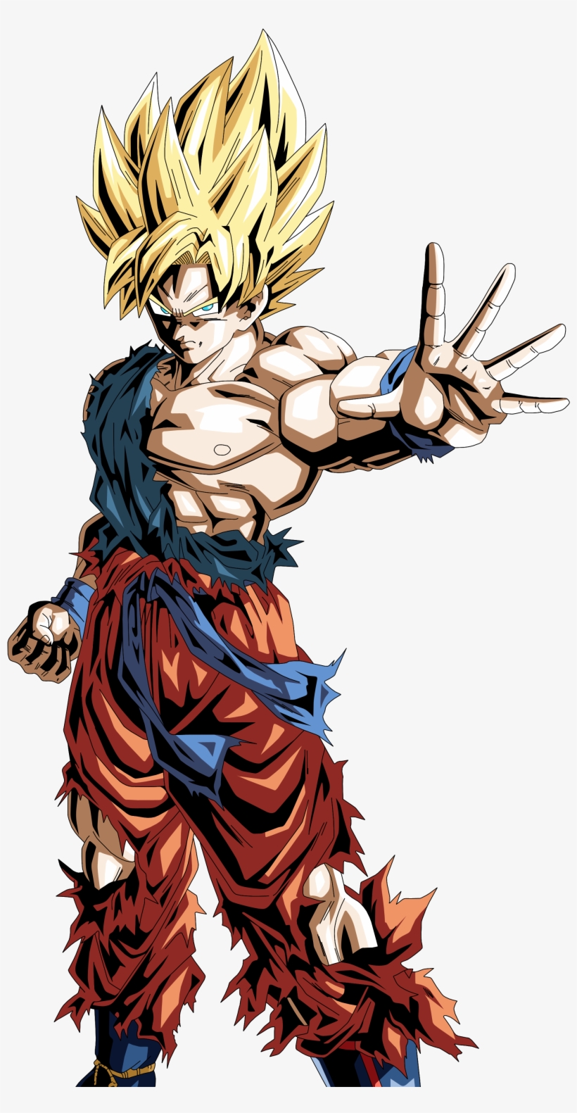 Goku Clipart Ssgss - Imagenes De Goku Para Colorear, transparent png