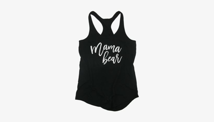 Mama Bear Tank - Bear O-neck Long Sleeve T-shirt Casual Women Color, transparent png