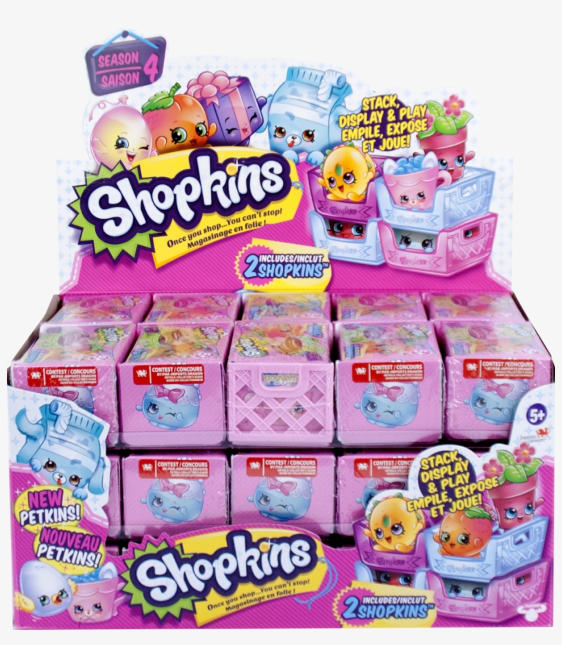 Id56078 Cdu Open Face - Shopkins 2 Pack Series 4, transparent png