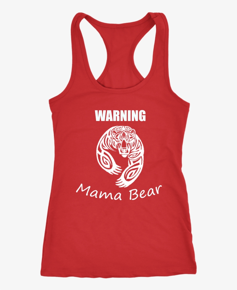 Warning Mama Bear Celtic - Vegan Quotes T Shirt, transparent png