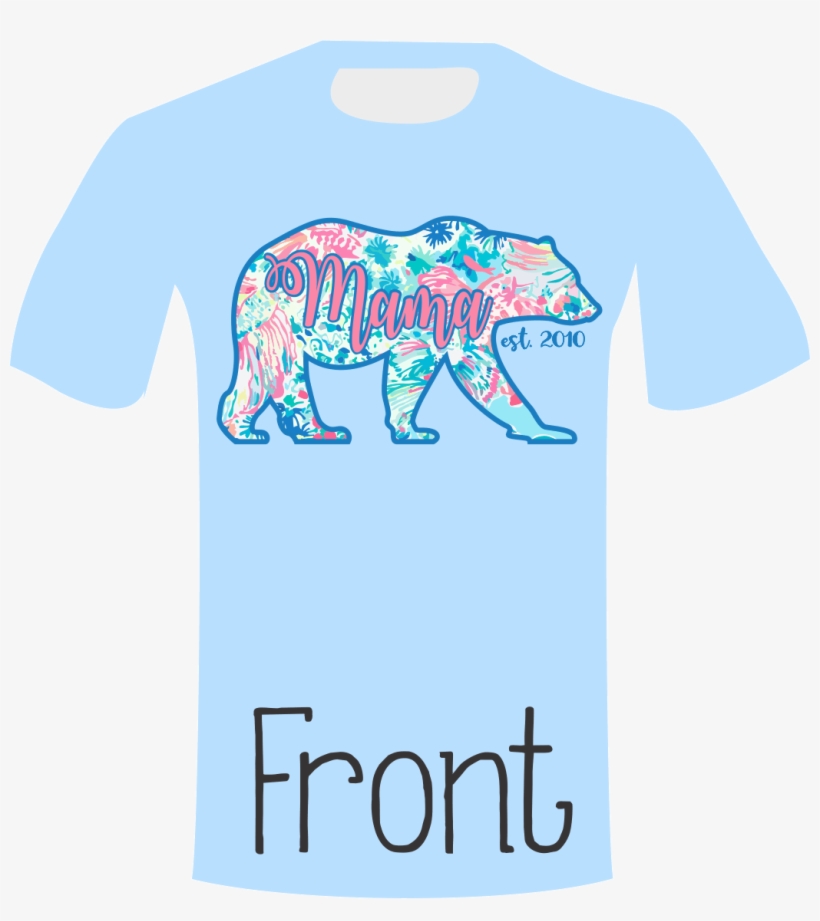 Mama Bear Light Blue - African Elephant, transparent png