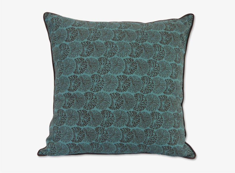 Tumbleweed Teal Brown Cushion Cover, Medium - Cushion, transparent png