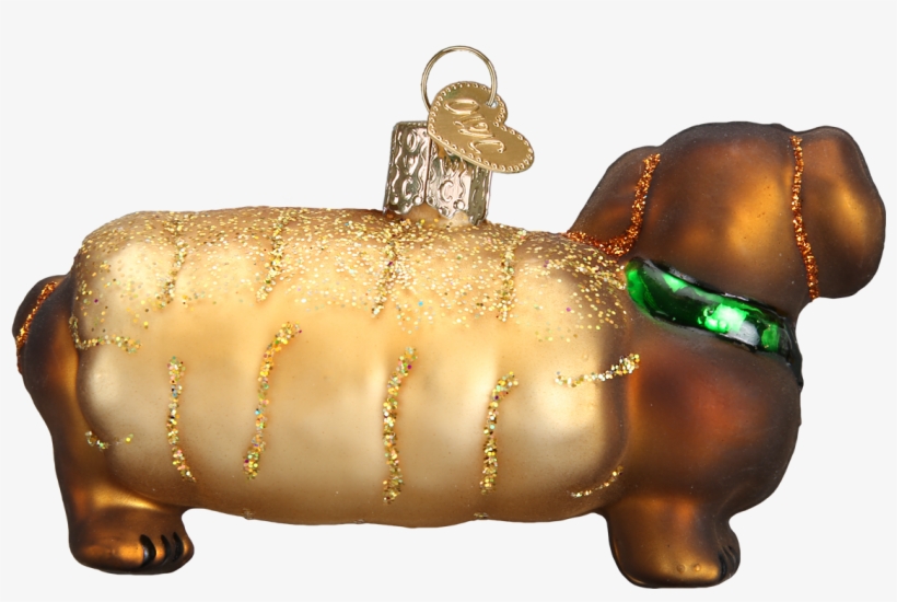 Wiener Dog Ornament - Old World Christmas Just Married Fine White Limo Christmas, transparent png