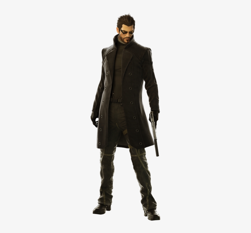 Adam Jensen - Deus Ex Render, transparent png