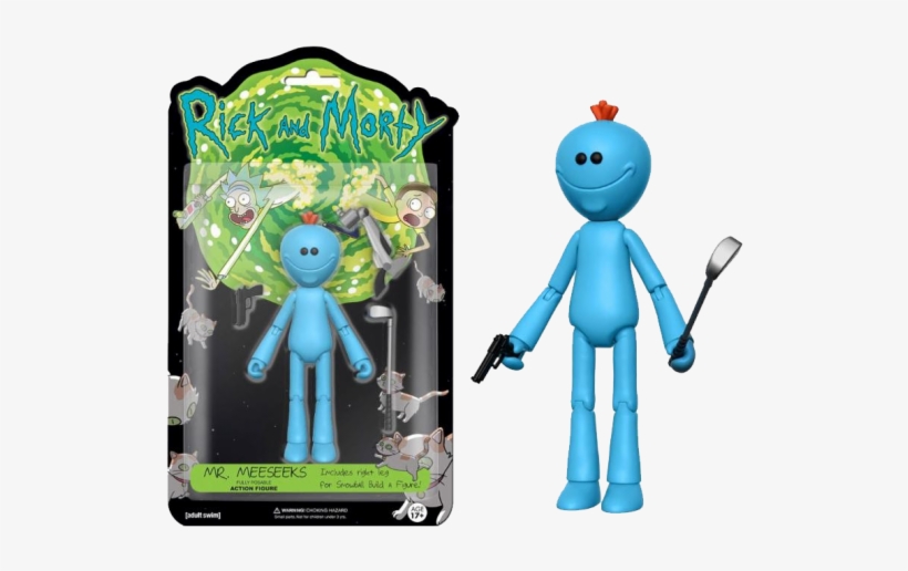 Funko Action Figure Rick And Morty - Mr Meeseeks Funko Pop, transparent png