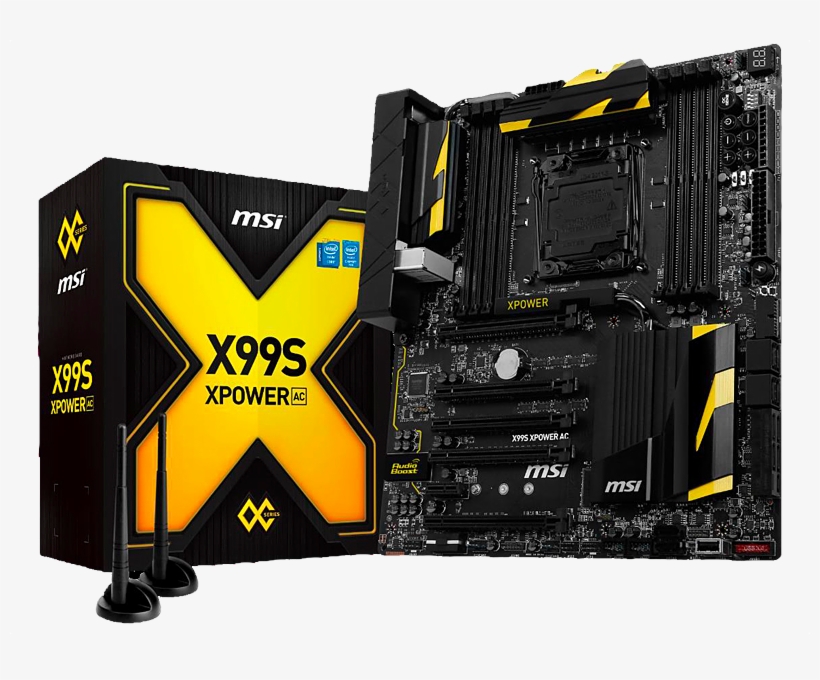 Msi X99s Xpower Motherboard I'm So Used To Asus Being - X99s Xpower Ac, transparent png