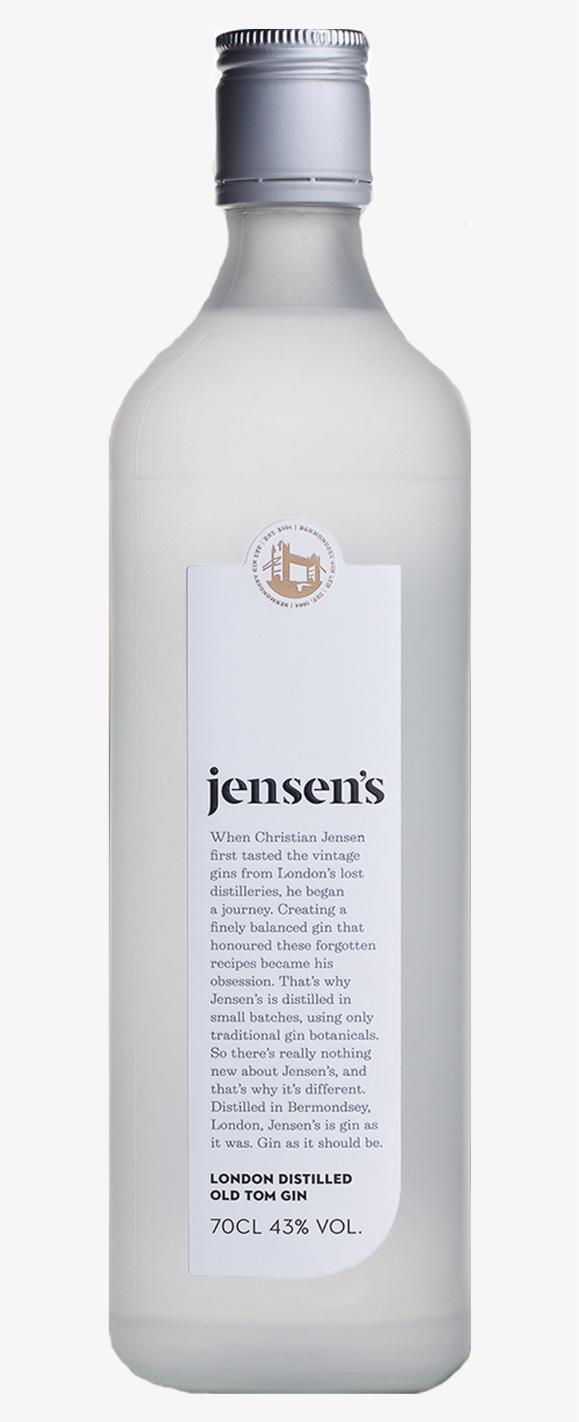 Jensen's Old Tom Gin, transparent png