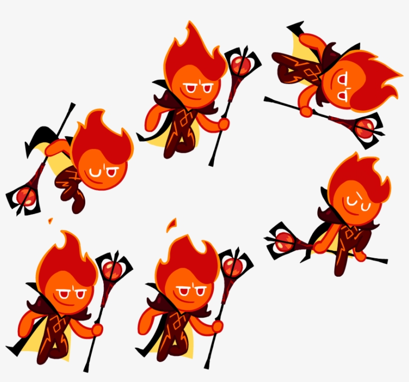 Fire Spirit Cookie - Portable Network Graphics, transparent png
