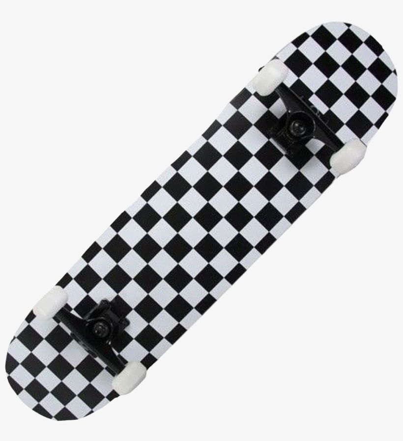Checkered Checkers Checker Skateboard Board Moodboard - Checkered Skateboard, transparent png