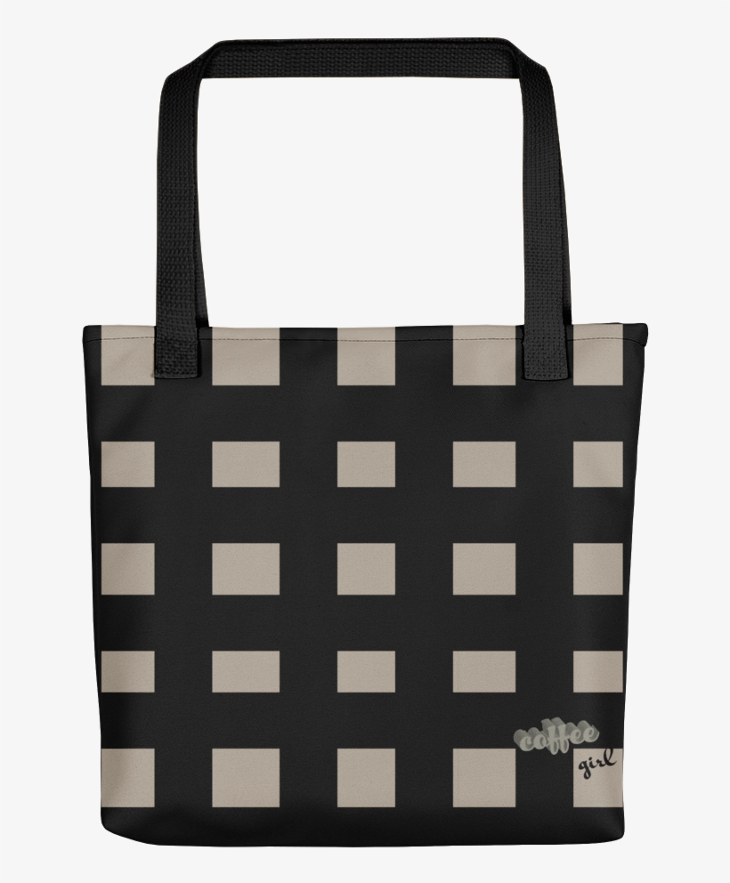 Checker Coffee Girl Tote - Apple Juice, transparent png