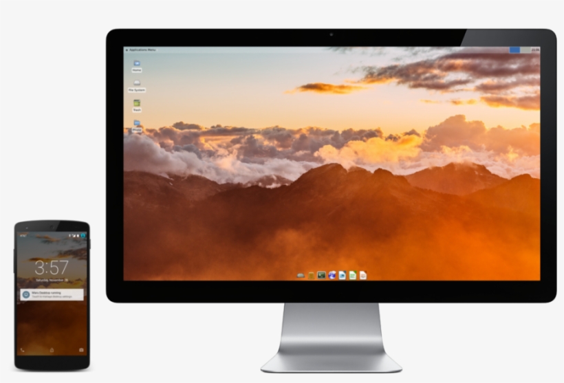 Maru, The Custom Rom That Turns Your Phone Into A Pc, - Maru Os, transparent png