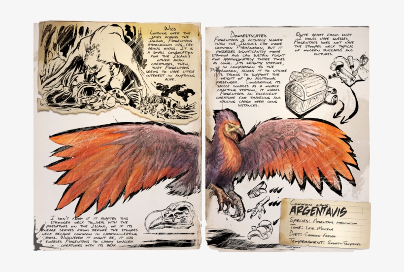 120 Argent - Ark Argentavis, transparent png