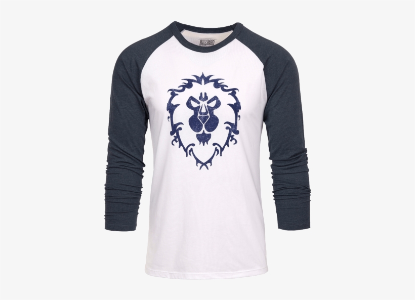 World Of Warcraft Alliance Heather Raglan Shirt - World Of Warcraft Alianza, transparent png