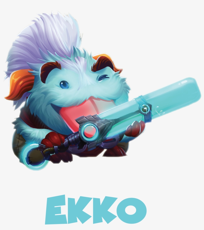 League Of Legends Lol Poro Ekko - Cartoon, transparent png