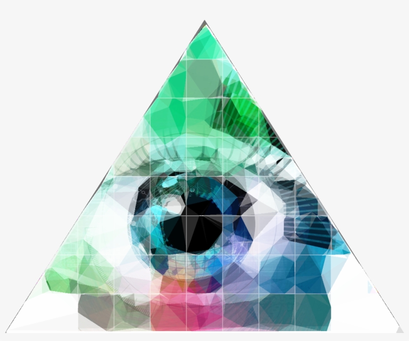 Iluminati Sticker - Triangle, transparent png