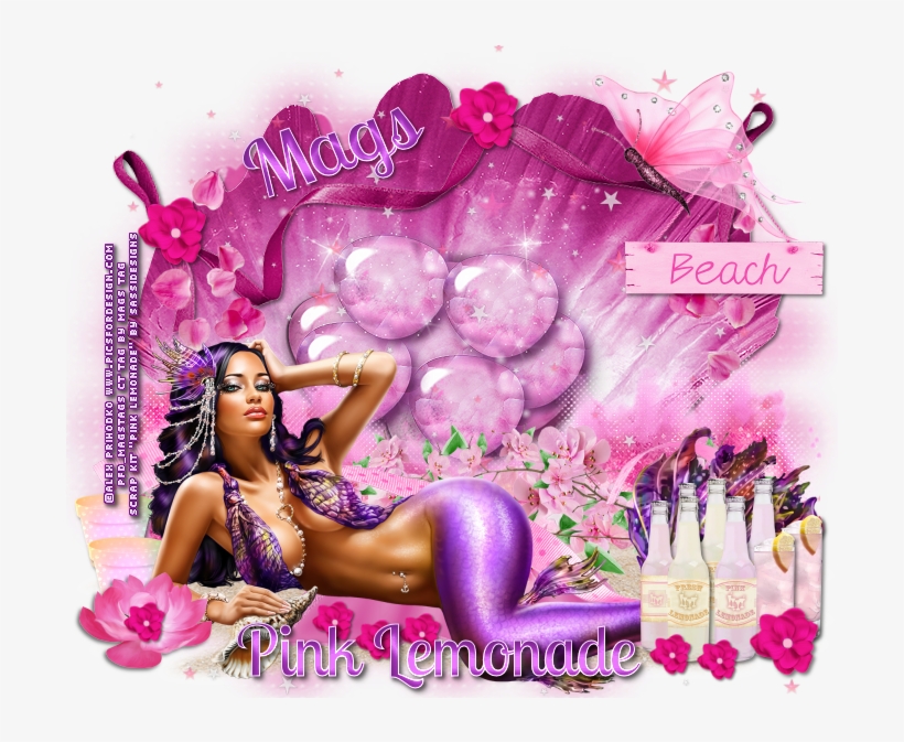 Ct Ptu Alex Prihodko "pink Lemonade" Tag - Girl, transparent png