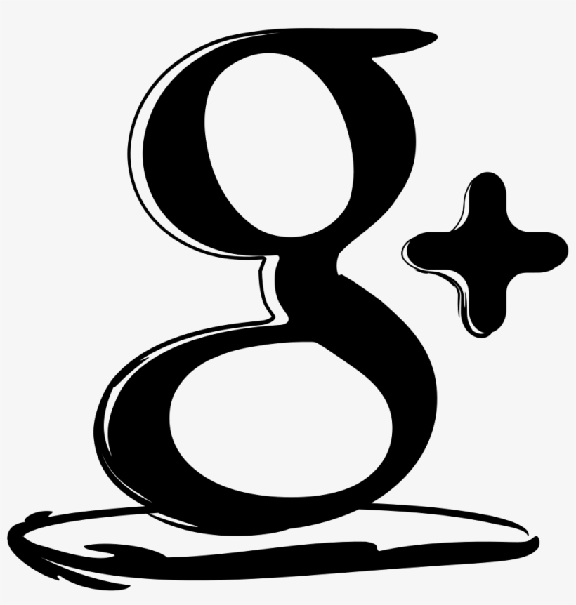 Google Plus Sketched Logo - Logo, transparent png