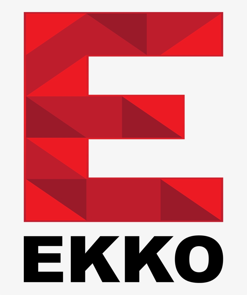 Bold, Modern, Cement Logo Design For Ekko Exteriors - Graphic Design, transparent png