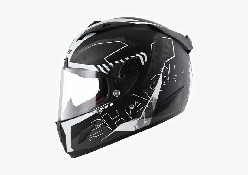 Race-r Pro Cintas Mat Black Anthrac Silver - Shark Race R Pro Cintas, transparent png
