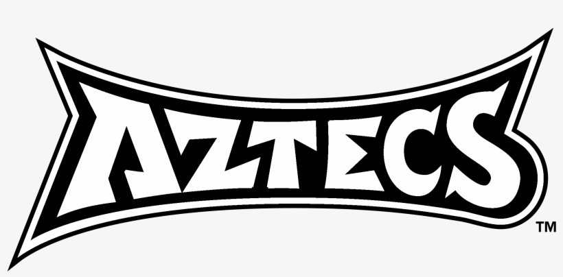 San Diego State Aztecs Logo Black And White - Aztecs Logo Png San Diego Text, transparent png