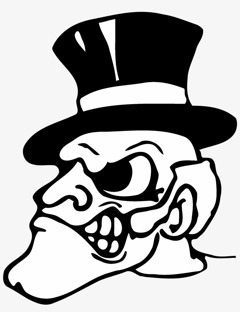 Wake Forest Demon Deacons Logo Black And White - Wake Forest University, transparent png
