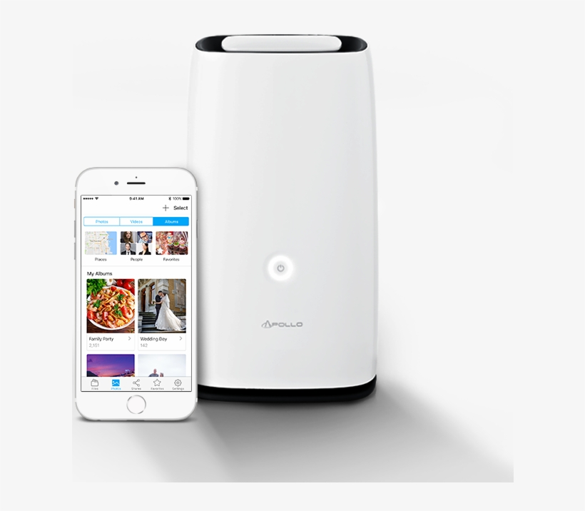 A Safer Way To Share And Save - Promise Apollo Cloud 2 Duo 2-bay Personal Cloud Storage, transparent png