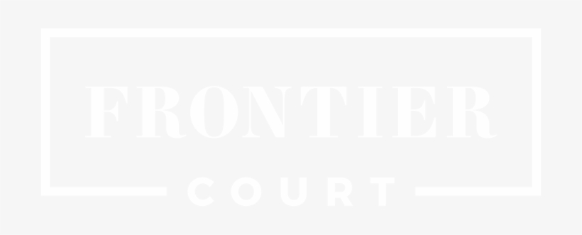 Frontier Court Logo White V2 - Poster, transparent png