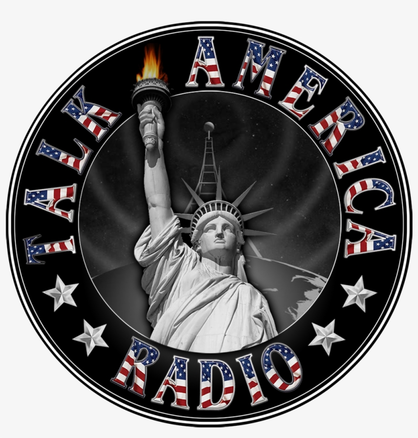 Talk America Radio "medallion" Logo 1000 X 1000 - Statue Of Liberty, transparent png