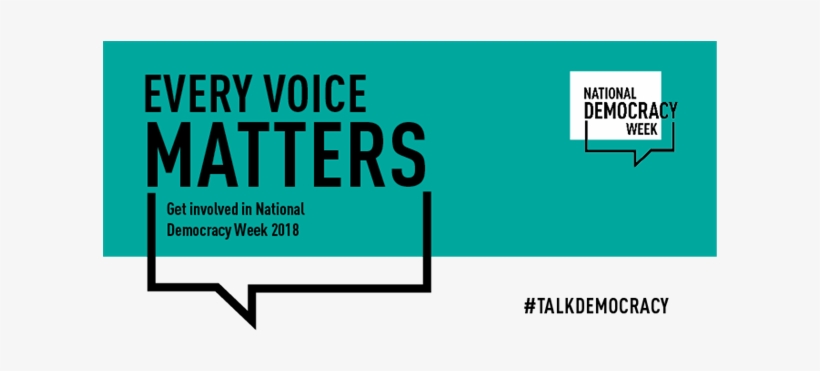 The Government Has Produced Social Media Material In - National Democracy Week 2018, transparent png