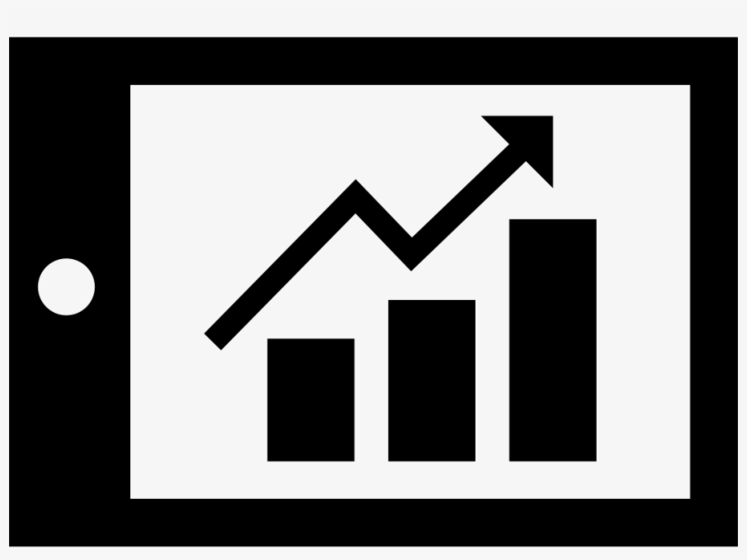 Money Graphic Of Bars With Up Arrow Comments - Upward Bar Chart Icon, transparent png