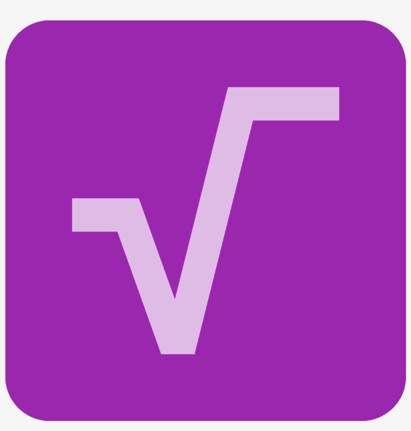 Pierwiastek Kwadratowy 2 Icon - Icon, transparent png