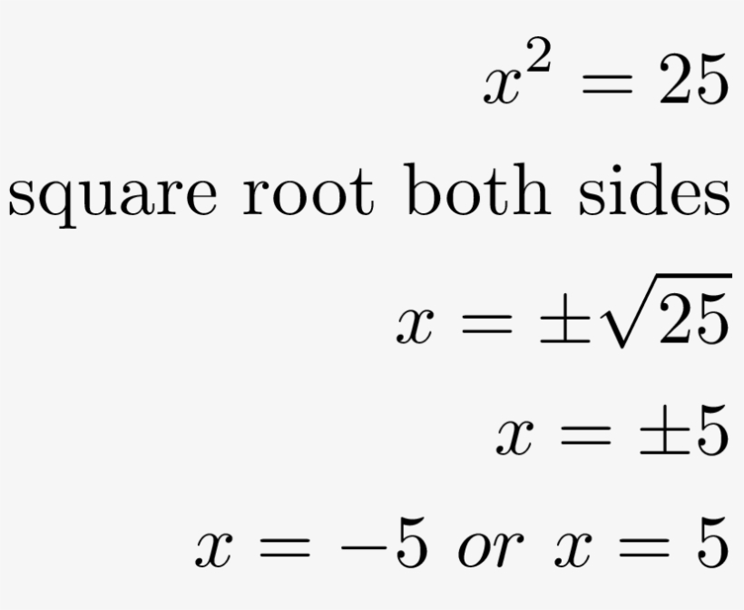 Quadratic Equations And The Square Root Property Number 808x592 Png Download Pngkit