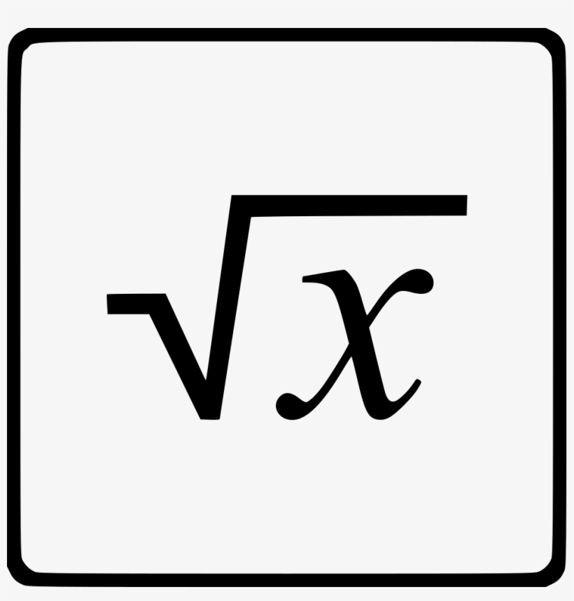Square Root Function - Art Print: Urban Cricket's Embrace Variables, 26x21in., transparent png