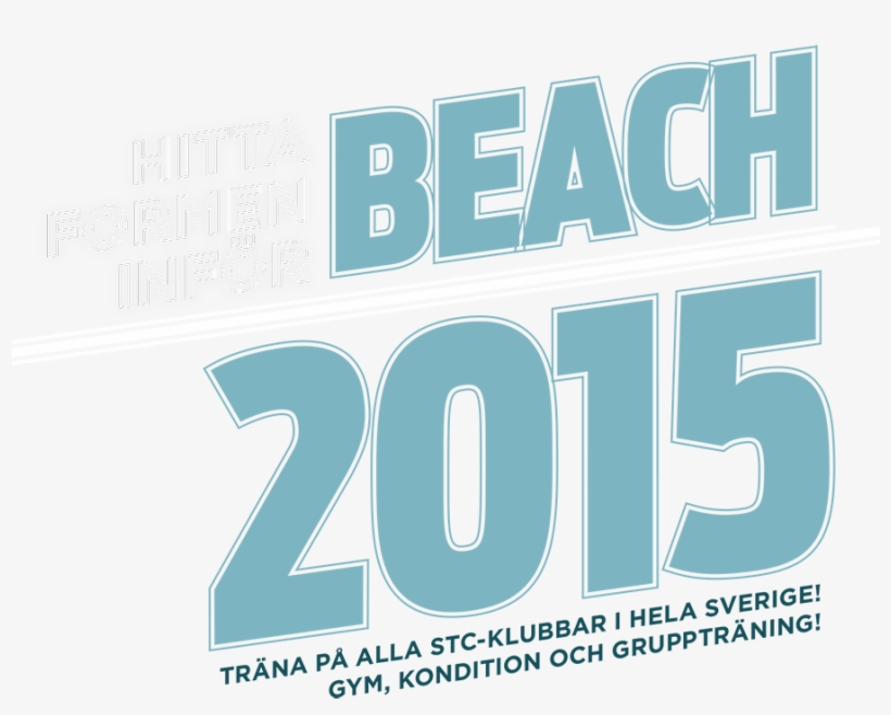 Stc Beach 2015 Text Mob - Poster, transparent png