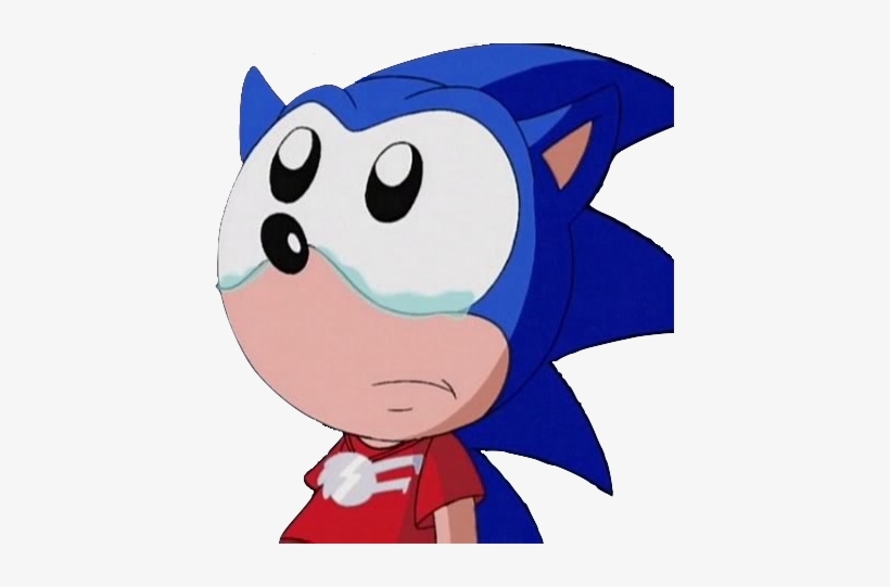 Photoshop Oct2016cryingsonic - Photoshop Sonic, transparent png