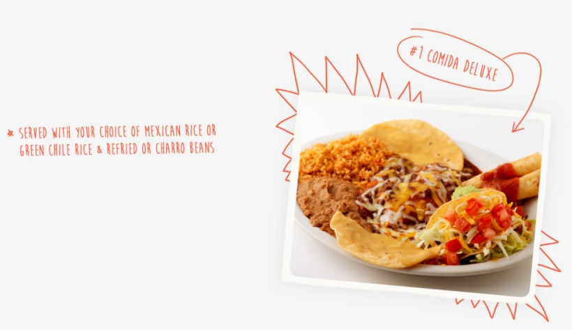 Combinations - Chuys Seasoned Ground Sirloin Burrito, transparent png
