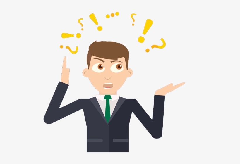 Quando Você Indica Clientes Para Uma Empresa Ou Mercado, - Student Thinking Cartoon Png, transparent png