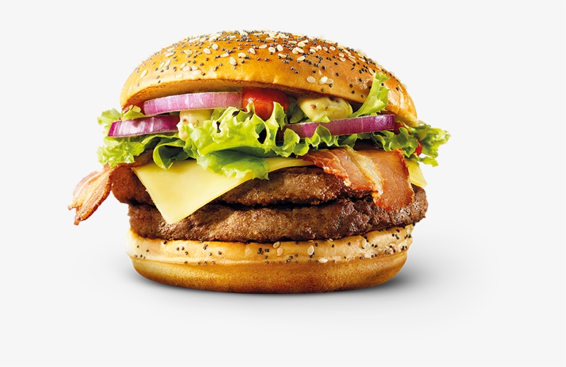 Mcdonalds Burger Png Image Background - Black Angus Burger Mcdonalds, transparent png