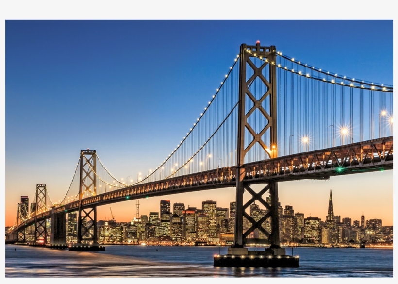 Usa, Bay Bridge, San Francisco - San Francisco–oakland Bay Bridge, transparent png