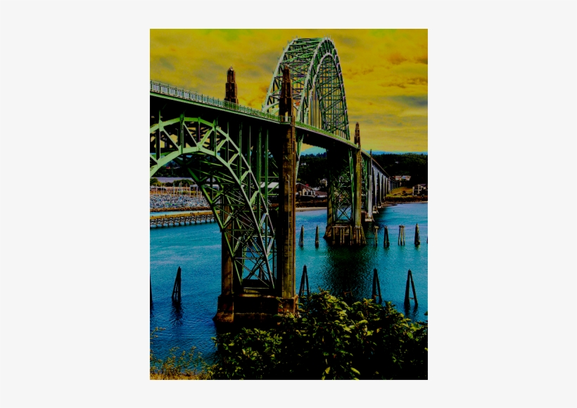 Yaquina Bay Bridge, transparent png