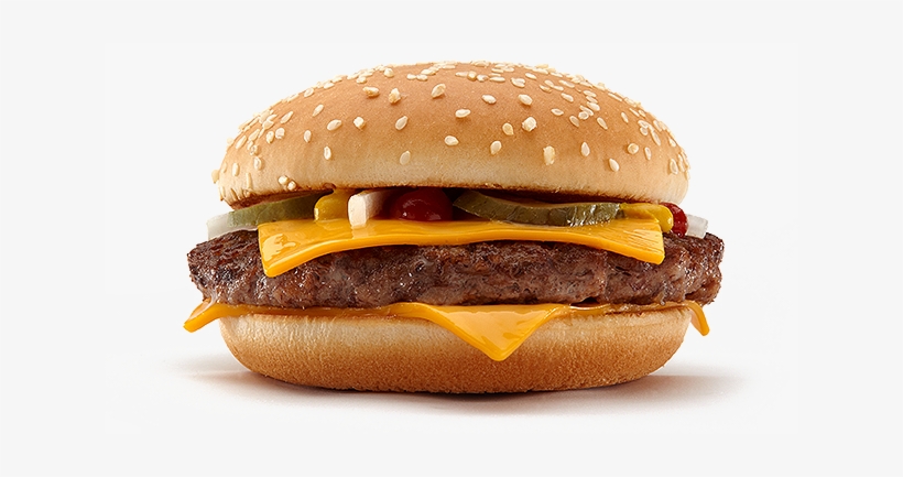 Mcdonalds Burger Transparent Background Png - Quarter Pounder Mcdonald's, transparent png