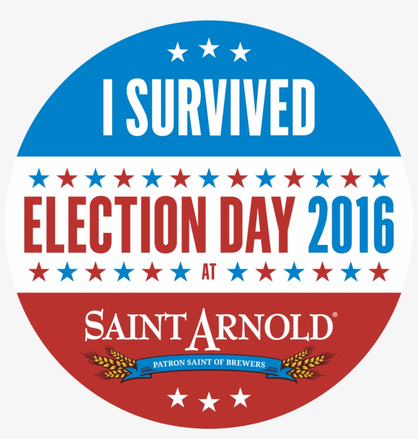 Election Day 2016 Sticker At Http - Saint Arnold Endeavour Ipa - Saint Arnold Brewing Company, transparent png